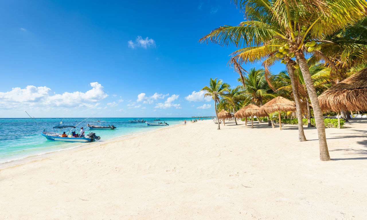 00300 mexiko cancun traumstrand türkises wasser baden