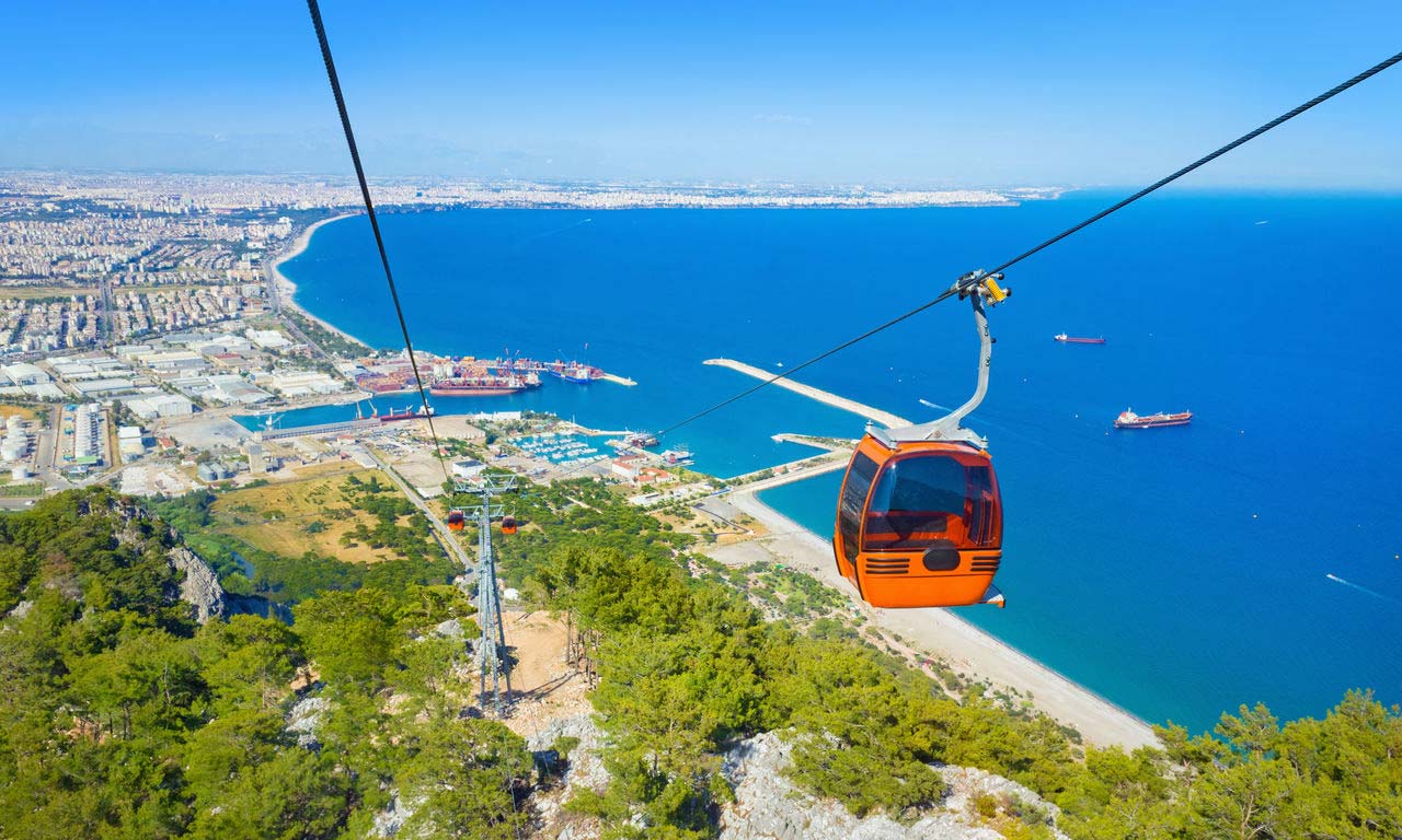 00543 türkei urlaub antalya seilbahn aussicht ausflug strand