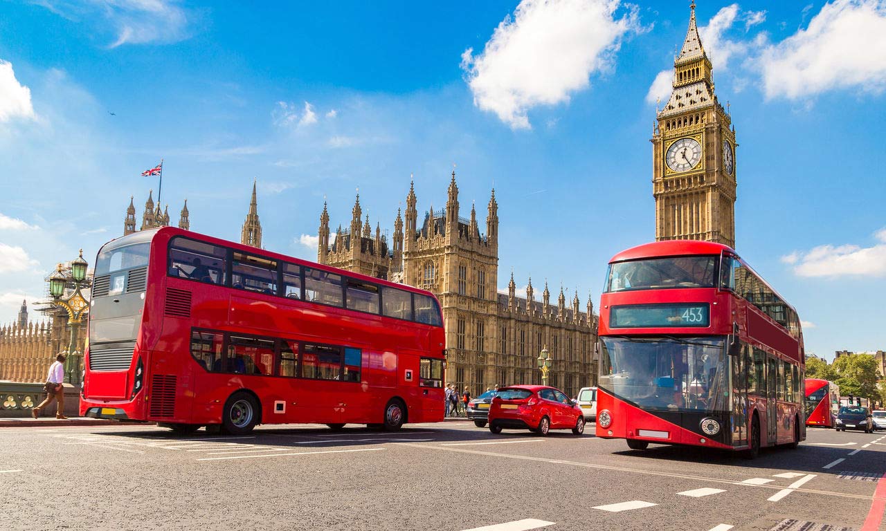 00686 england london hotel big ben westminster bridge doppeldecker bus rot urlaub kurzurlaub wochenende sightseeing