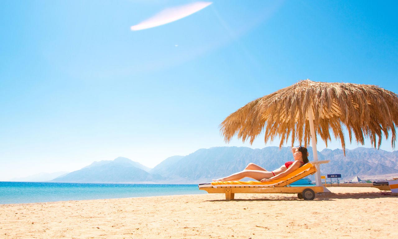 00947 Ägypten rotes meer urlaub sommer strandurlaub erholung palmen sandstrand