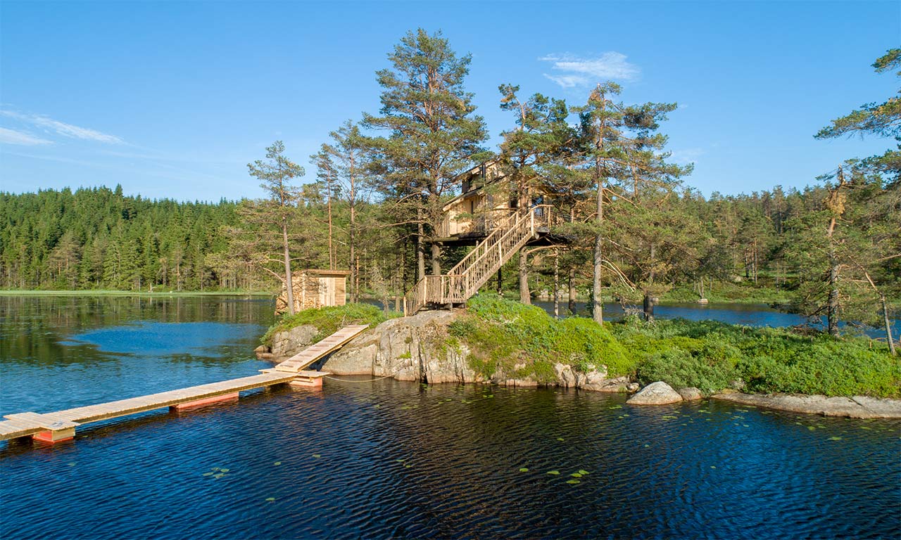 treetop fiddan ferienwohnung norwegen urlaub im baumhaus 2